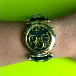 MARC by marc jacobs black & gold watch